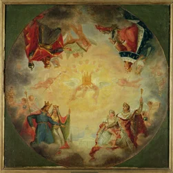 Herrlichkeit der St. Genevieve, Studie für die Kuppel des Pantheon, ca. 1812
